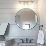 bathroom round mirror