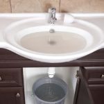 fixing a bathroom sink