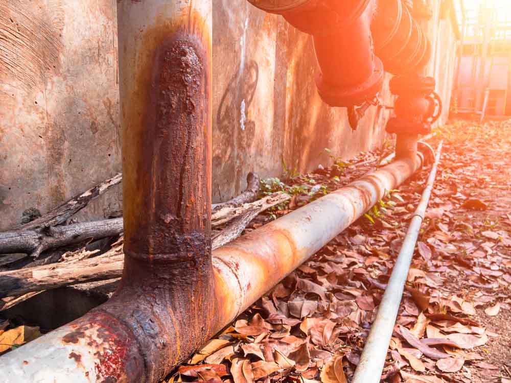 rusted pipes rusted pipes
