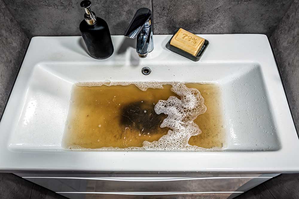 Clogged drain Clogged drain