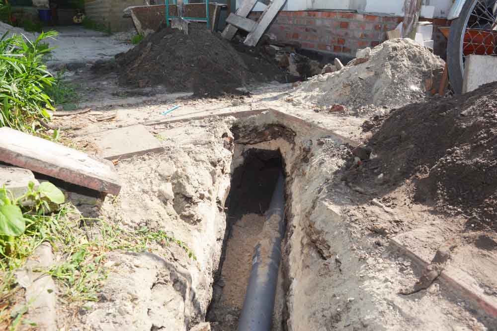 Main sewer line