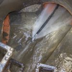 hydro jetting a pipe