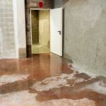 Water damage in basement caused by sewer backflow San Jose, CA