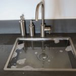 a drain with backup