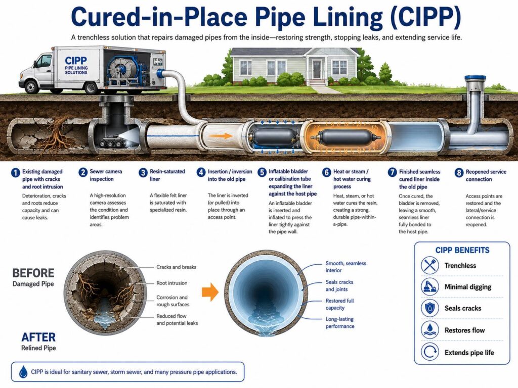 cured in place pipe lining