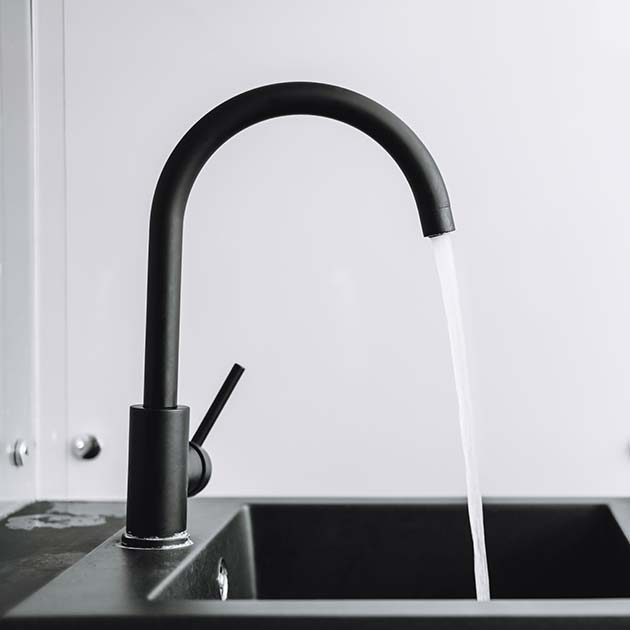 Newly Installed Kitchen Faucet